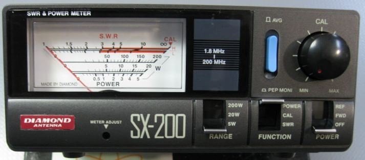 Diamond SX-200 HF-VHF SWR Watt Metre
