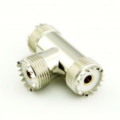 UK-109 UHF Dişi Dişi-Dişi T Konnektör