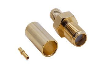 SK-105 SMA Dişi Sıkmalı Gold Konnektör