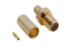 SK-105 SMA Dişi Sıkmalı Gold Konnektör
