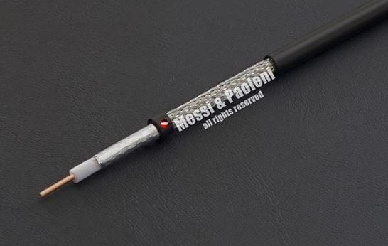 Messi and Paoloni 50 Ohm Koaksiyel Kablo(RG-58)