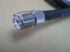 UKDS 02 UHF Dişi Sıkmalı Konnektör RG-213