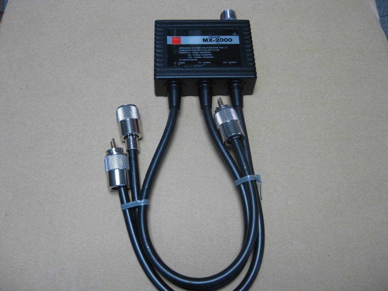 Diamond MX-2000 Triplexer