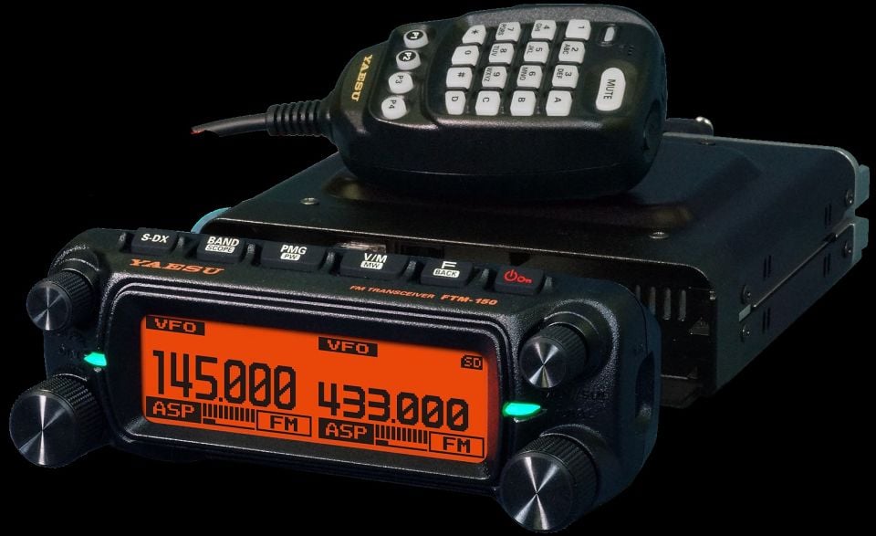 YAESU  FTM-150 ASP VHF/UHF Mobil Telsiz( YAESU PARA İADESİ 50€ 30 EYLÜLE KADAR)