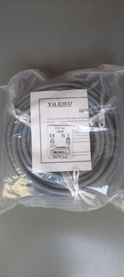 YAESU Rotor Kontrol Kablosu 25M