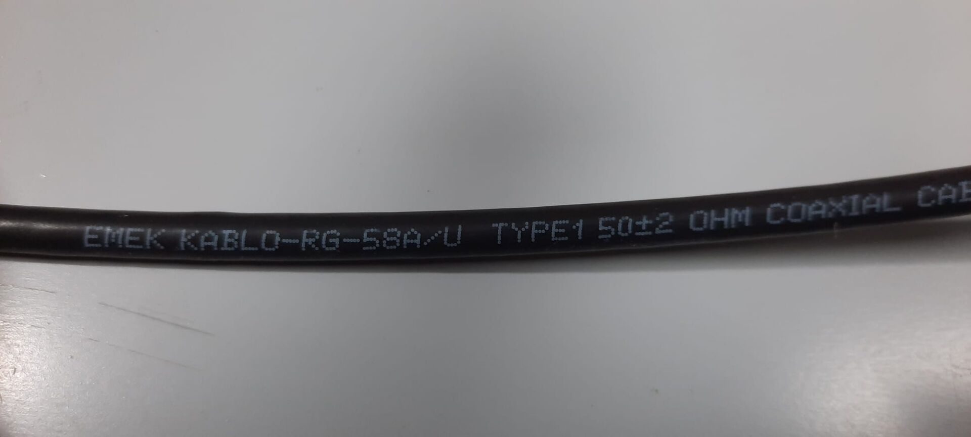 EMEK KABLO RG-58A/U Telsiz Anten Kablosu(Folyolu)