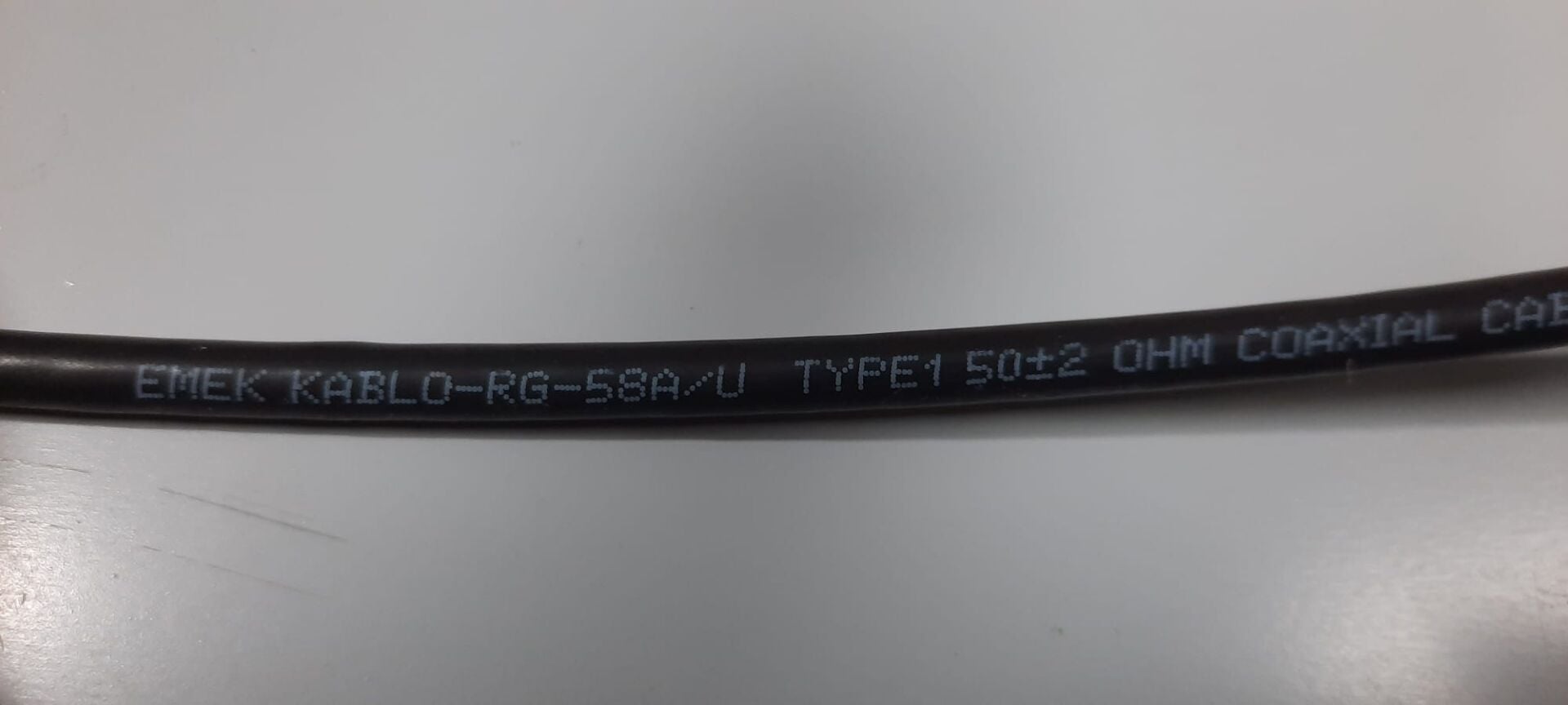 EMEK KABLO RG-58A/U Telsiz Anten Kablosu(Folyolu)