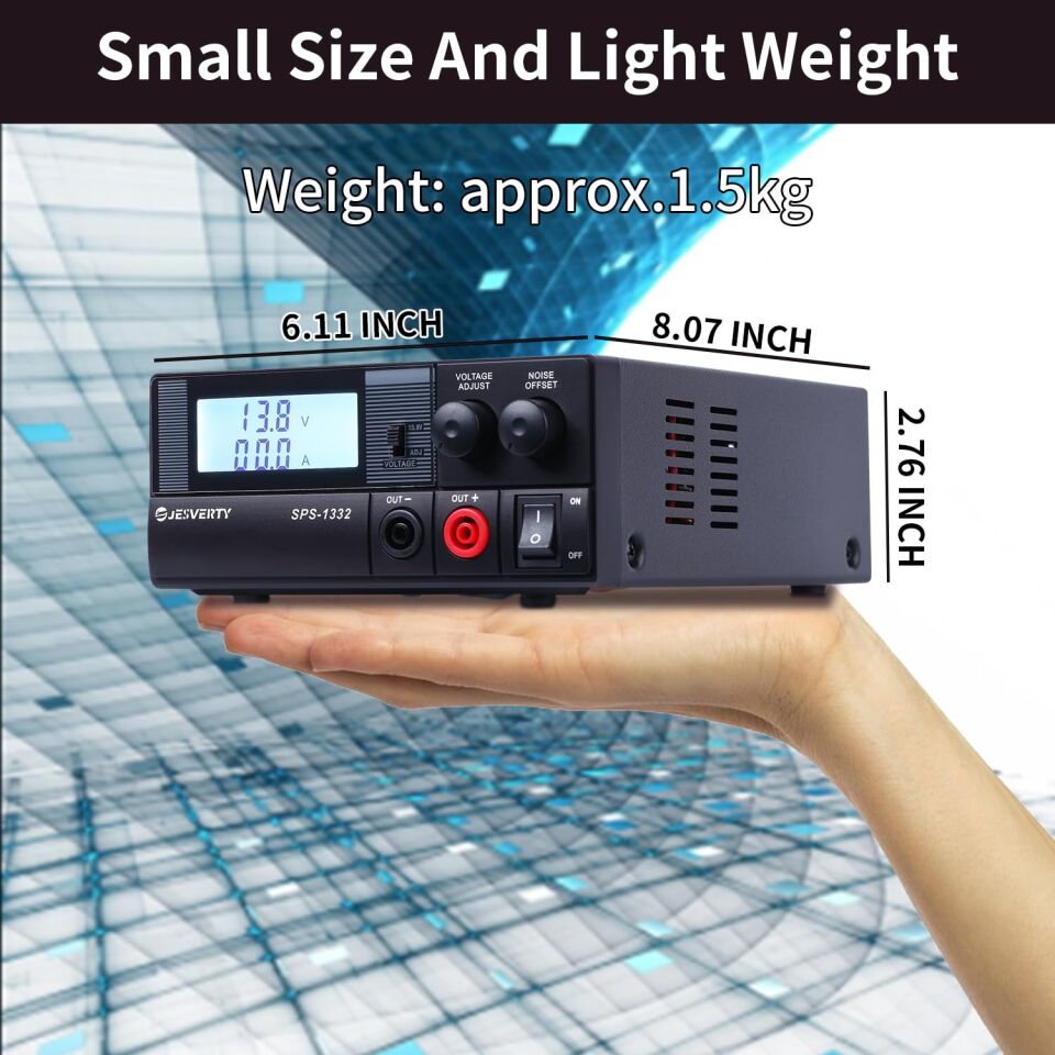 JESVERTY SPS-1332 13.8V  30AMP Güç Kaynağı